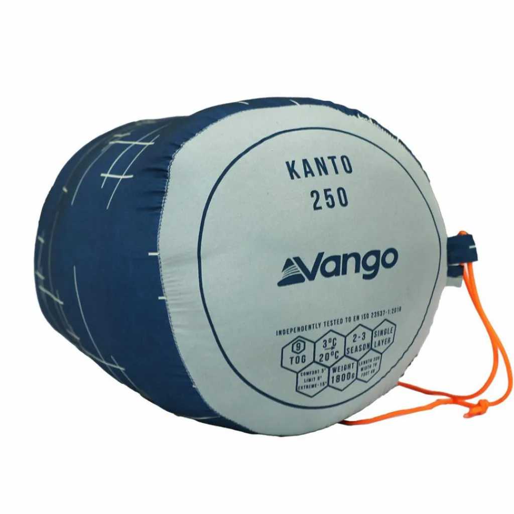 Slaapzakken-Vango Kanto 250 mummy slaapzak ink blue