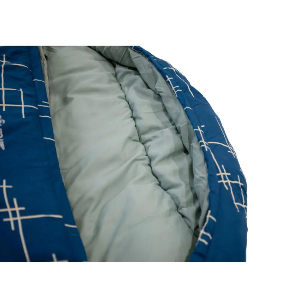 Slaapzakken-Vango Kanto 250 mummy slaapzak morrocan blue print