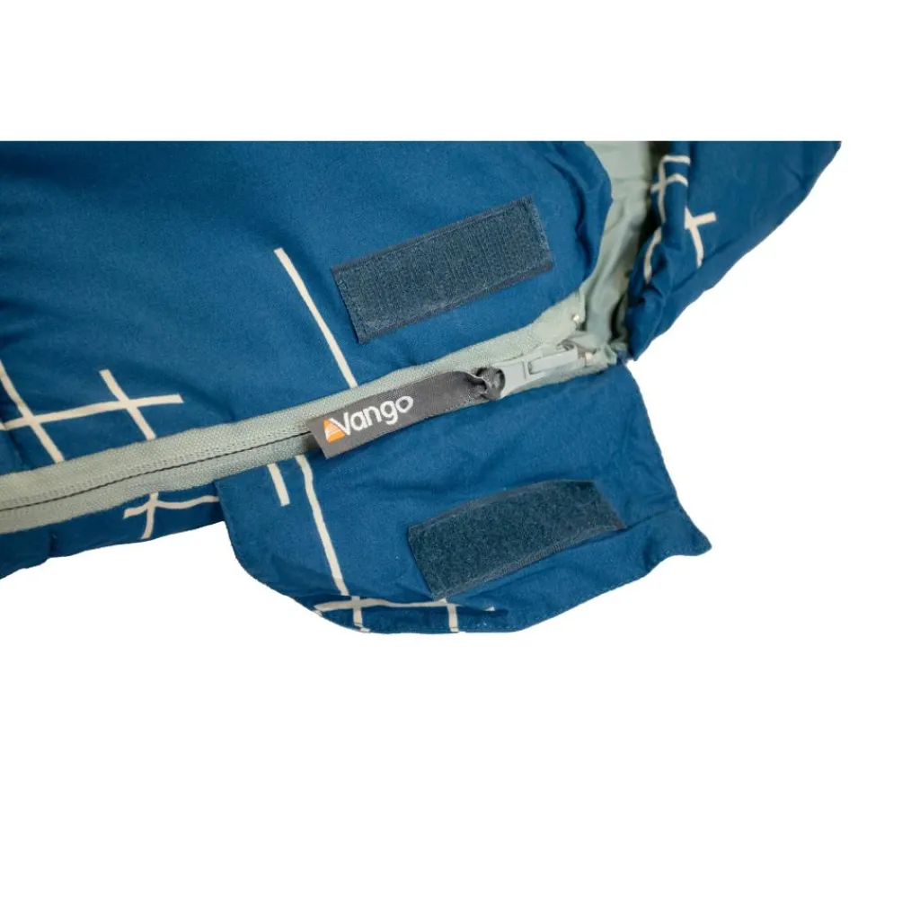 Slaapzakken-Vango Kanto 250 mummy slaapzak morrocan blue print