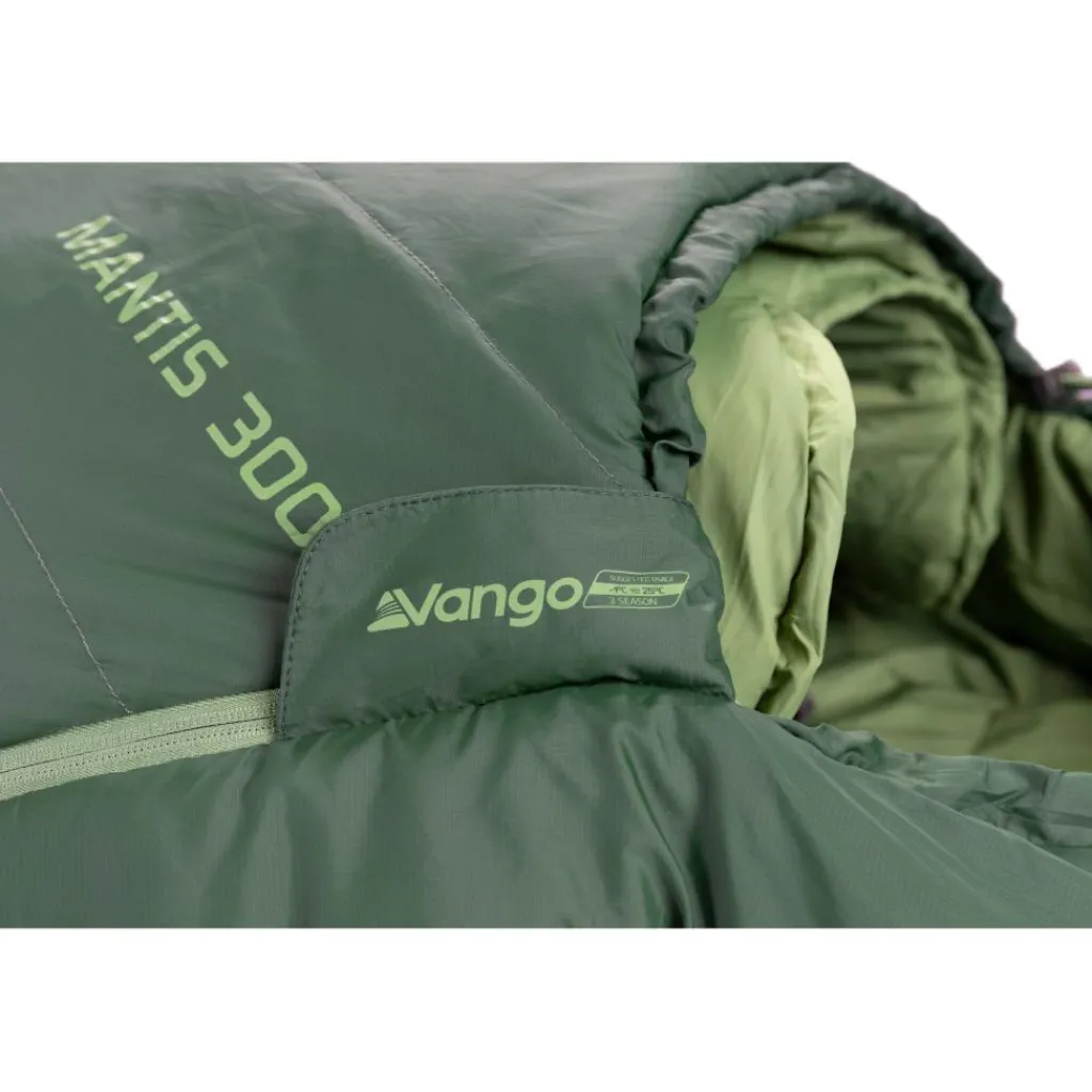 Slaapzakken-Vango Mantis 300 mummy slaapzak pine green