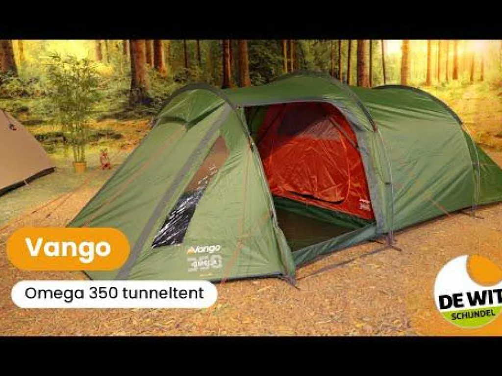 Vango Omega 350 lichtgewicht tunneltent green< 3-Persoons Tent|Tunneltenten