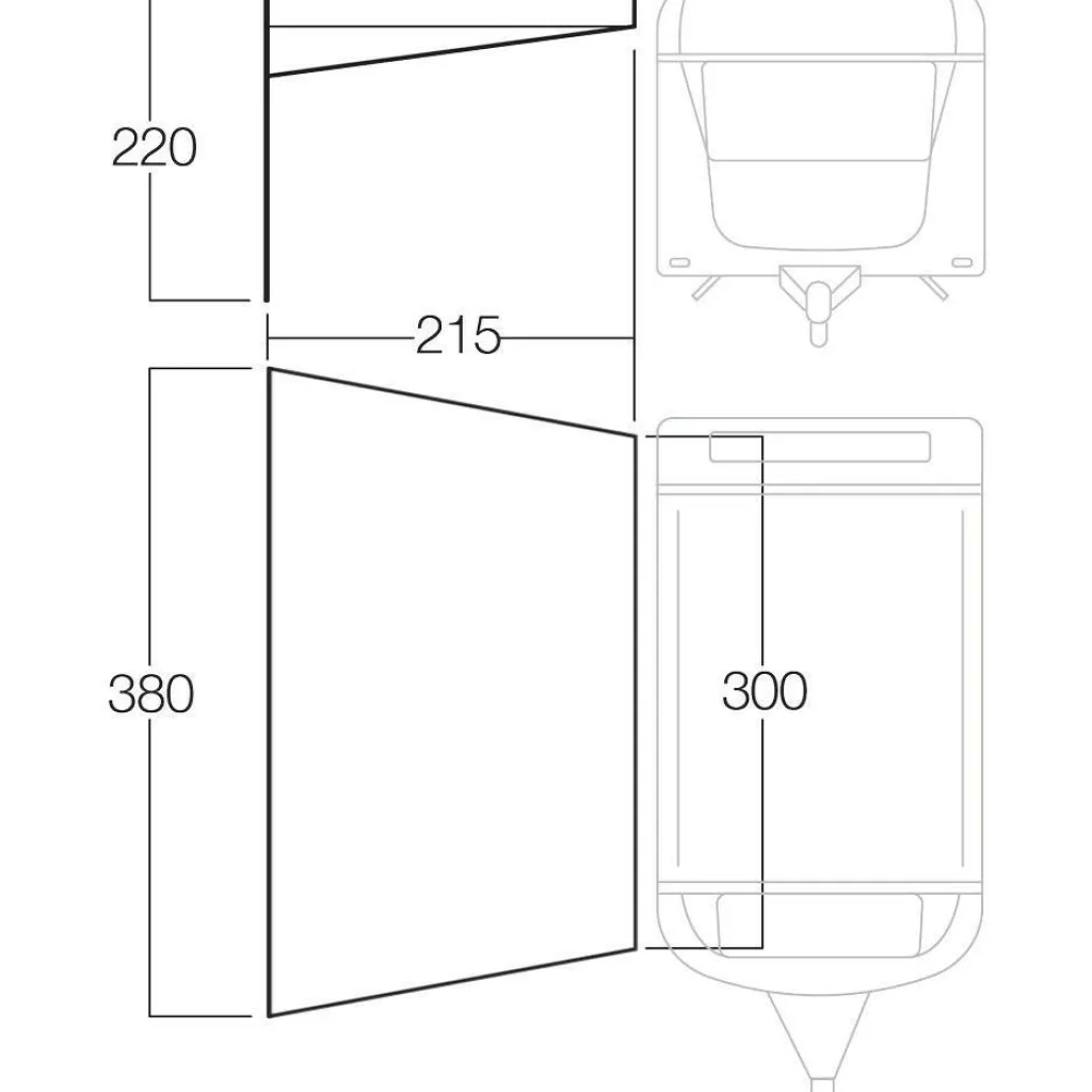 Caravan- & Voortentluifels-Vango Poled Sun Canopy caravanluifel