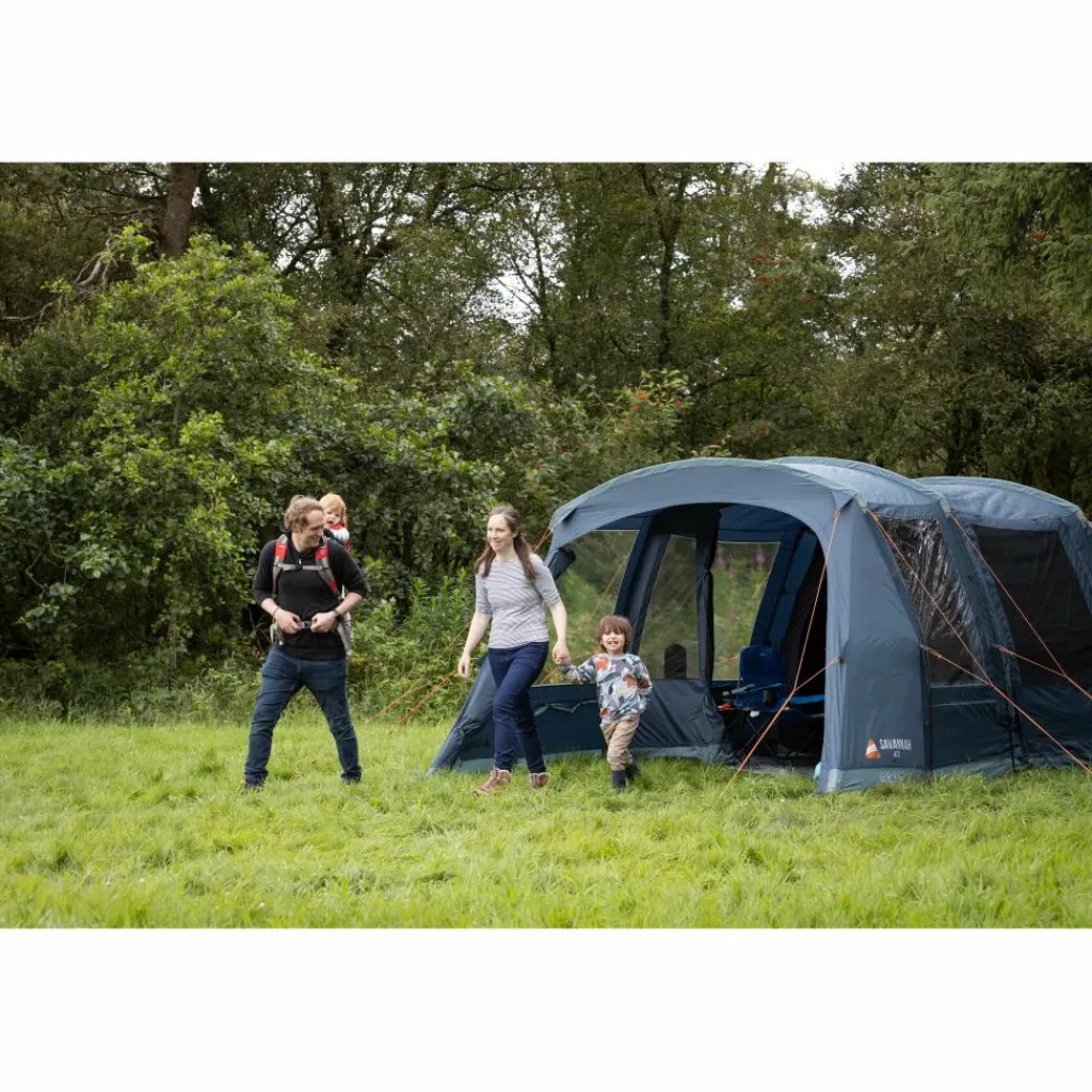 4-Persoons Tent|Tunneltenten-Vango Savannah 400 Package tunneltent blue