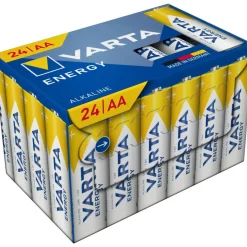 Accu's & Batterijen-Varta Energy Alkaline AA batterij 24-pack blauw