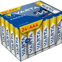 Accu's & Batterijen-Varta Energy Alkaline AAA batterij 24-pack blauw