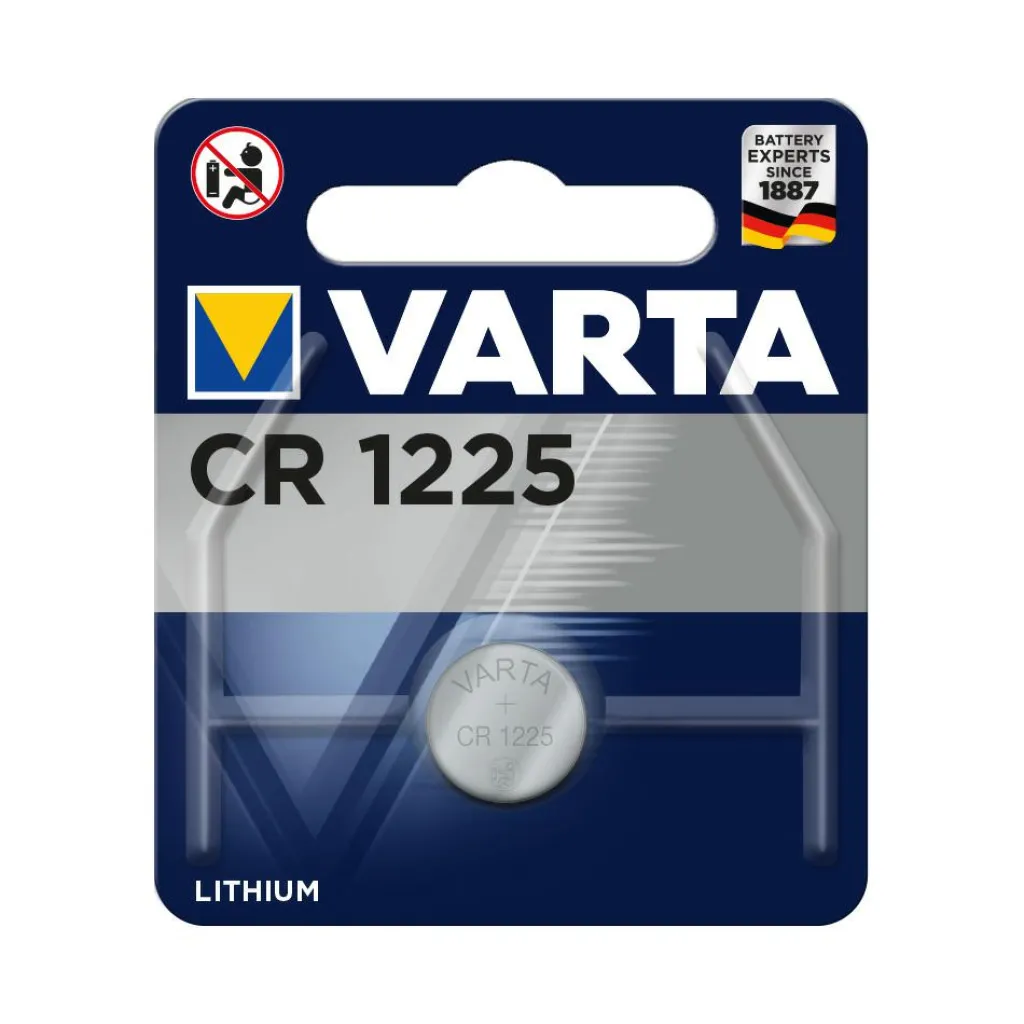 Accu's & Batterijen-Varta Lithium CR1225 batterij