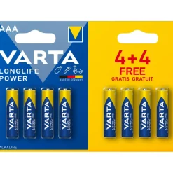 Accu's & Batterijen-Varta Longlife Power Alkaline AAA batterij 8-pack