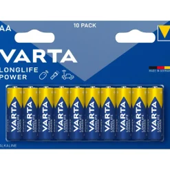 Varta Longlife Power Alkaline AA batterij 10-pack< Accu's & Batterijen