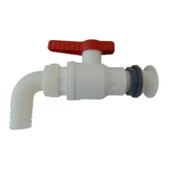 Vecam Haakse kogelkraan 30 mm< Tankdoorvoeren & Afvoerpluggen