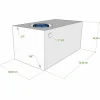 Watertanks-Vecam Watertank 95 liter 73 x 39 x 34 cm wit