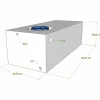 Watertanks-Vecam Watertank 90 liter 90 x 36 x 28 cm wit