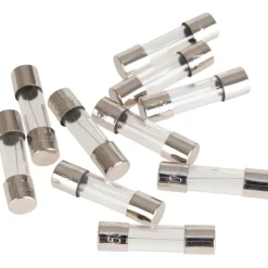 Velleman glaszekeringen 6,3A set van 10 stuks< Zekeringen