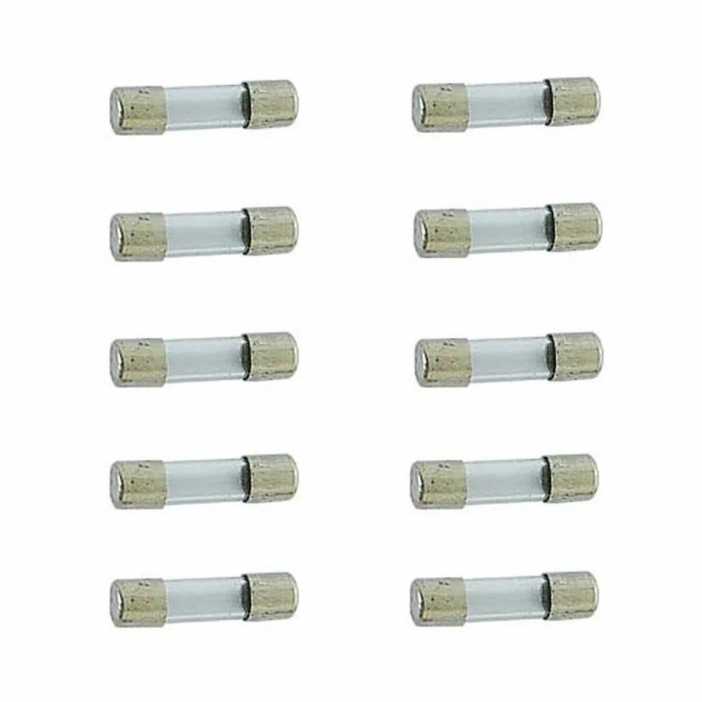 Zekeringen-Velleman glaszekeringen 5A set van 10 stuks