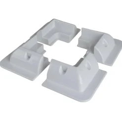 Velleman Hoeksteunen voor zonnepaneel wit< Zonnepanelen & Energie