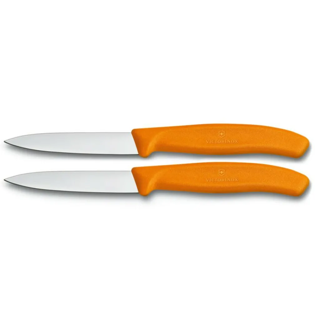 Keukengerei-Victorinox Groente/schilmes oranje 2 stuks