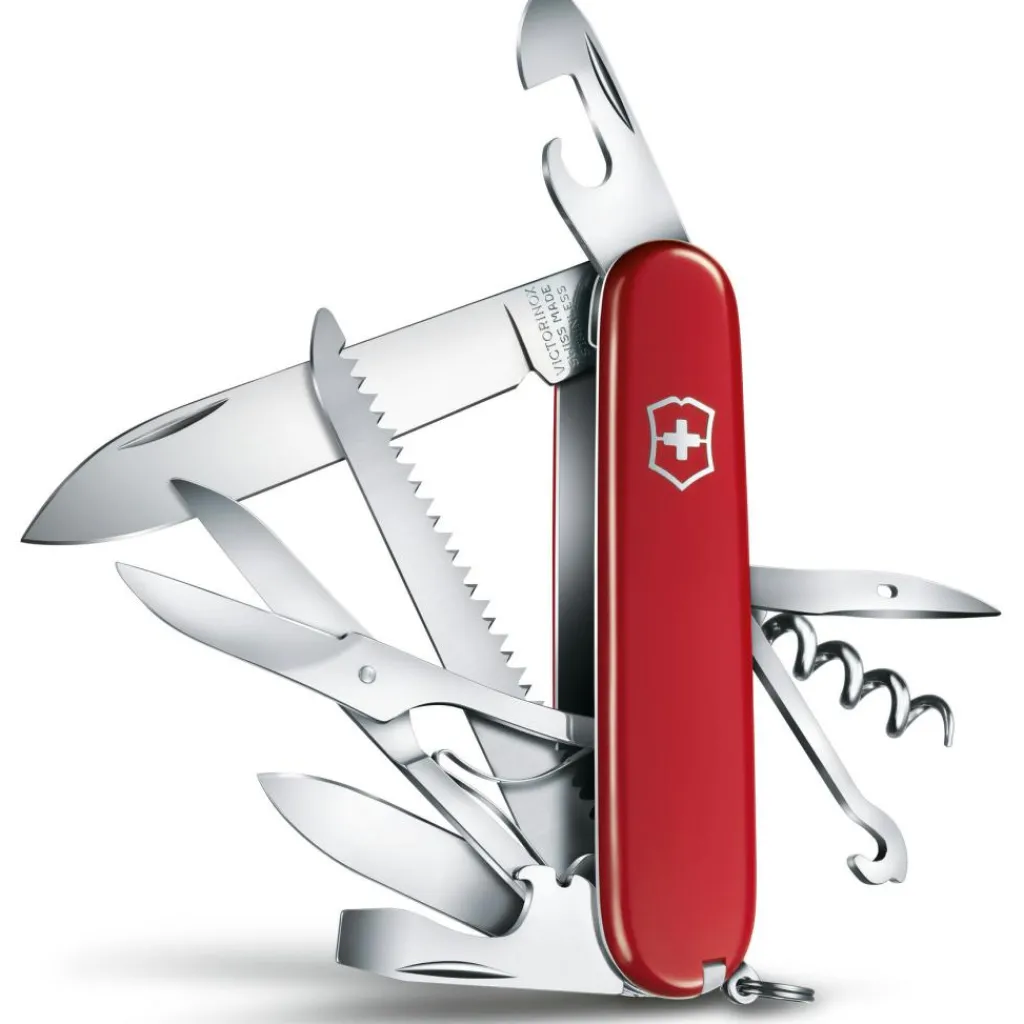 Multitools & Zakmessen-Victorinox Huntsman zakmes rood