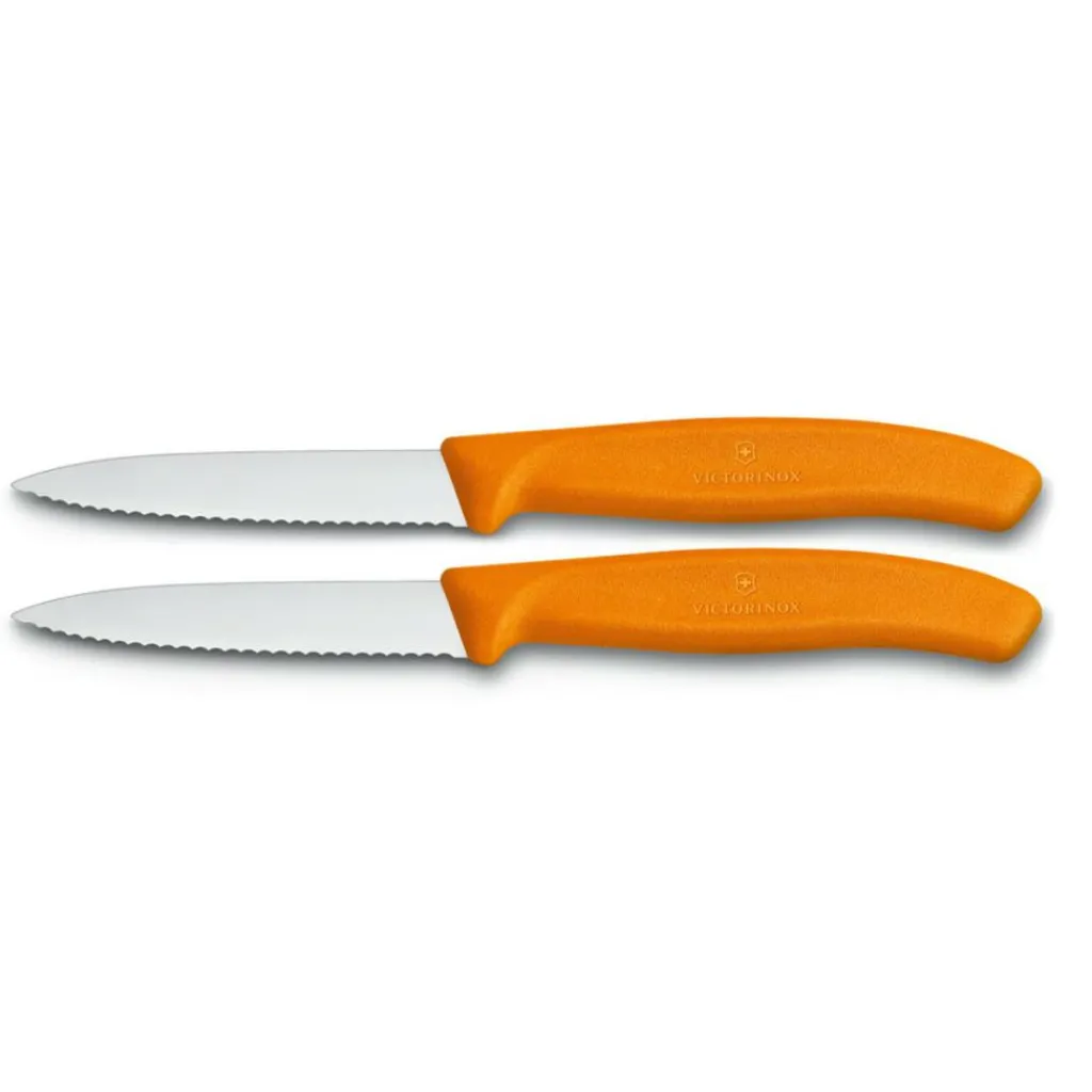 Keukengerei-Victorinox Kartel groente/schilmes oranje 2 stuks