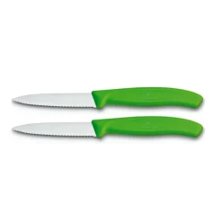 Keukengerei-Victorinox Kartel groente/schilmes groen 2 stuks
