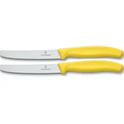 Victorinox Tafelmes geel 2 stuks< Keukengerei