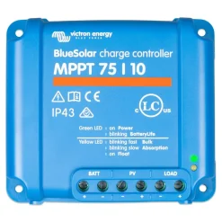 Accu's & Batterijen-Victron Energy BlueSolar MPPT 75/10 laadregelaar zonnepaneel