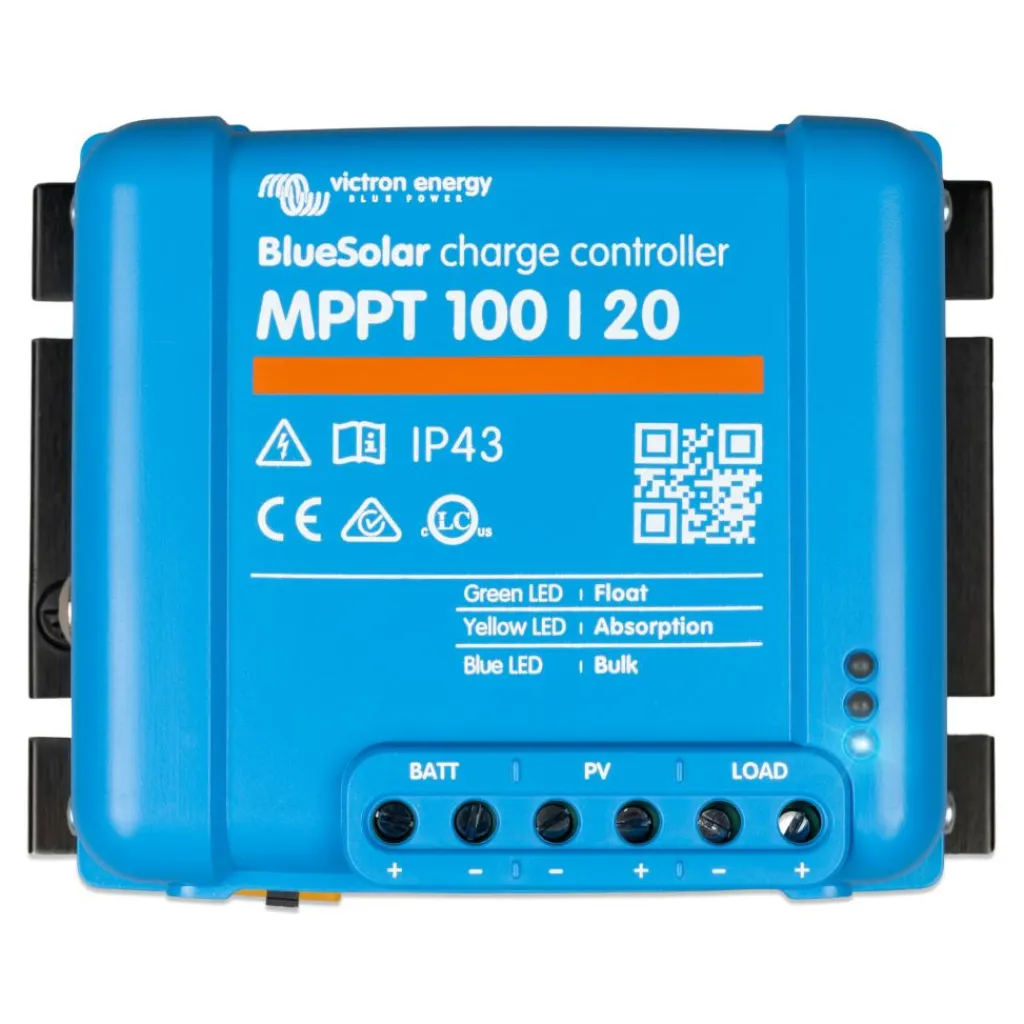 Victron Energy BlueSolar MPPT 100/20 laadregelaar zonnepaneel< Accu's & Batterijen