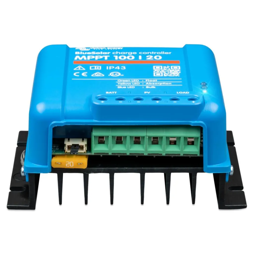 Victron Energy BlueSolar MPPT 100/20 laadregelaar zonnepaneel< Accu's & Batterijen