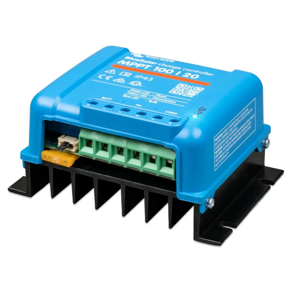 Victron Energy BlueSolar MPPT 100/20 laadregelaar zonnepaneel< Accu's & Batterijen