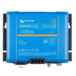 Victron Energy Phoenix Smart IP43 12V/50A acculader met 3 uitgang en< Accu's & Batterijen