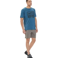 VIRTUS Blag V2 short heren granite grey - XXL< Sportbroek