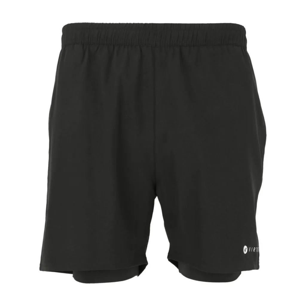 Sportbroek-VIRTUS Zayne 2-in-1 short heren black