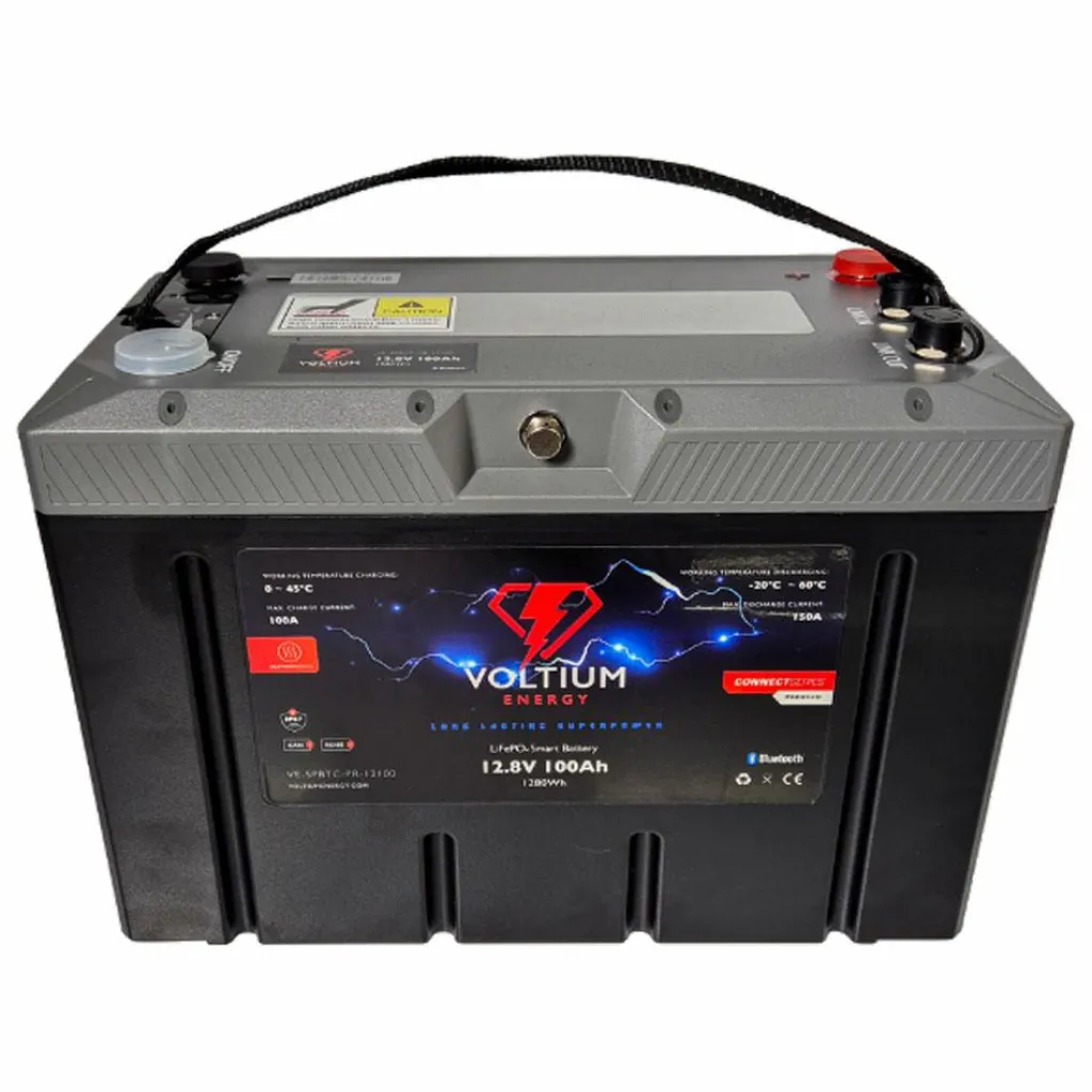 Voltium Energy Smart Connect Series Premium LiFePO4 accu 12,8V 100Ah< Accu's & Batterijen