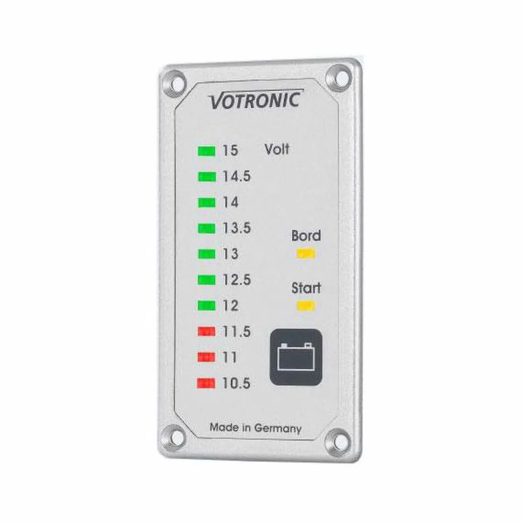 Accu's & Batterijen-Votronic Led display duo voltmeter