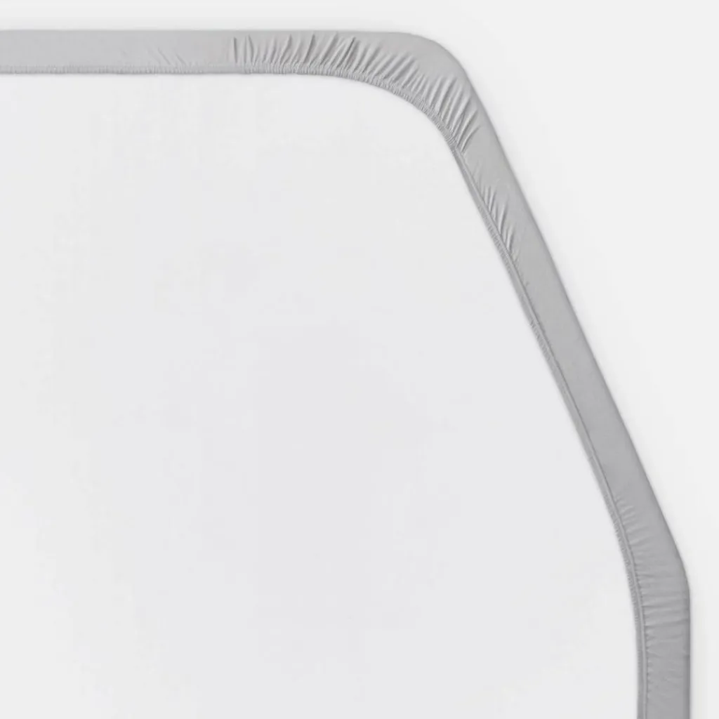 Beddengoed-Walra Travel Jersey hoeslaken Frans bed rechts grijs