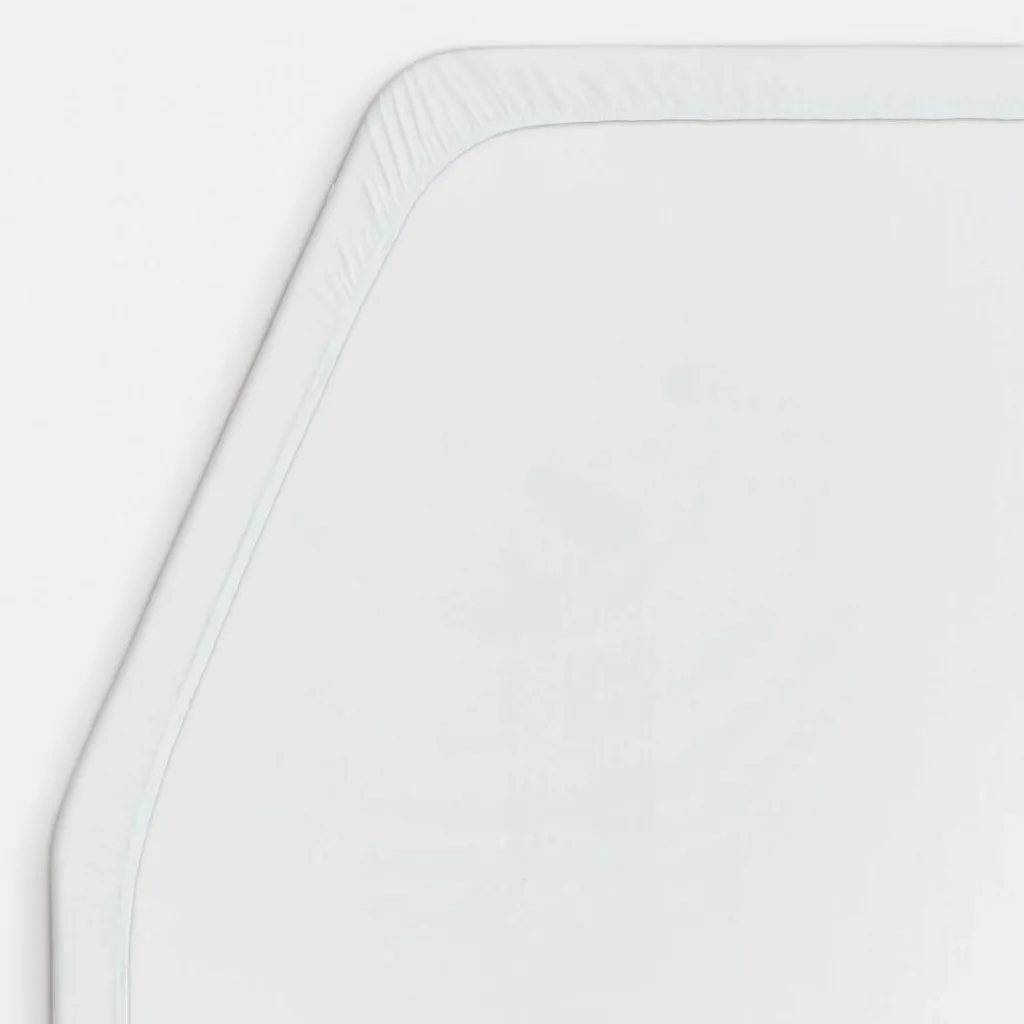 Beddengoed-Walra Travel Jersey hoeslaken Frans bed links wit