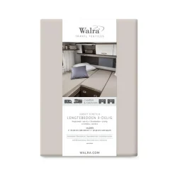 Walra Travel Jersey hoeslaken 3-delig zand< Beddengoed