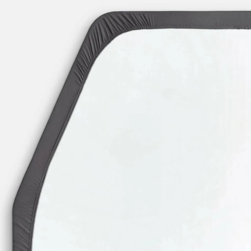 Walra Travel Jersey hoeslaken Frans bed links antraciet< Beddengoed