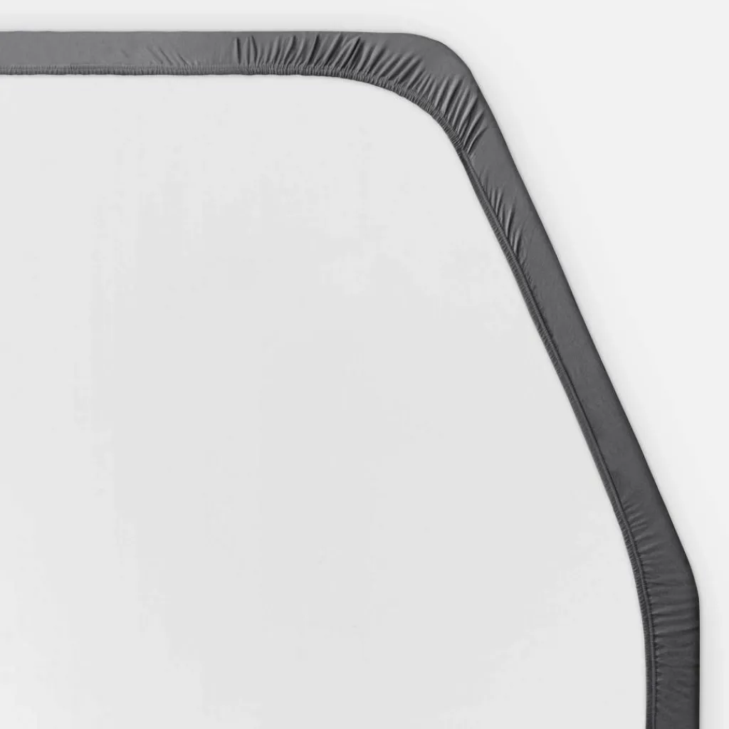 Beddengoed-Walra Travel Jersey hoeslaken Frans bed rechts antraciet