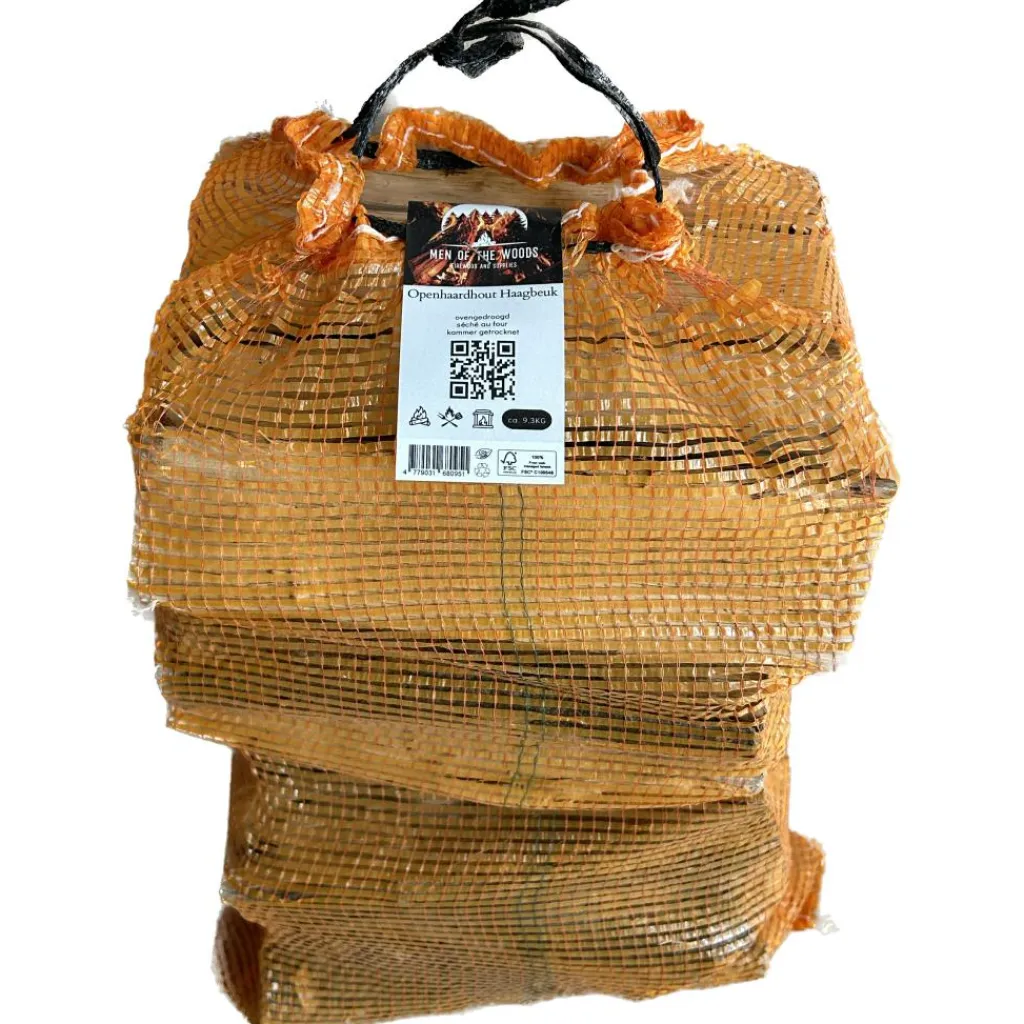 WE fire Openhaardhout haagbeuk 9,3 kg< Aanmaken