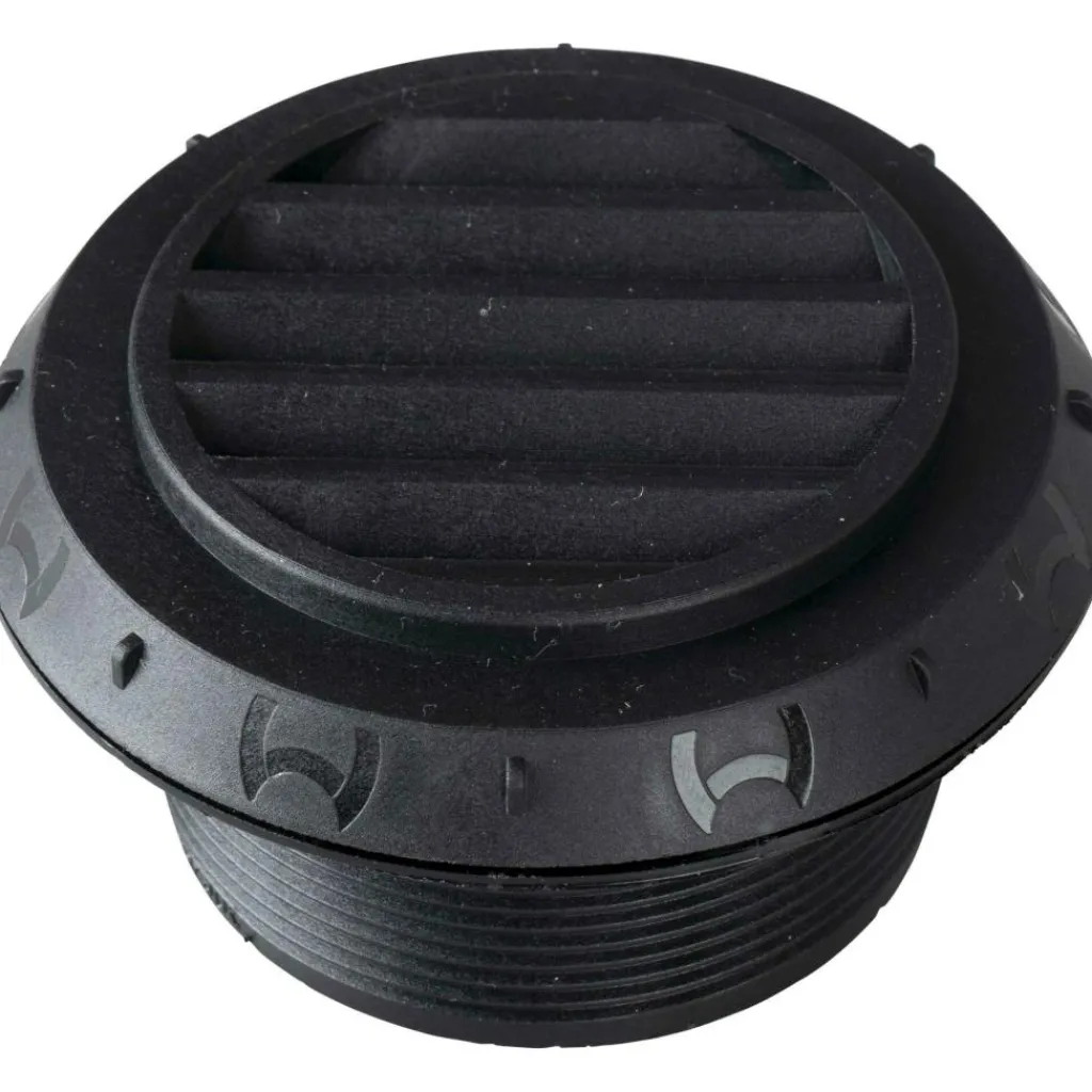Kachels-Webasto luchtuitblaasrooster 45 graden 60 mm zwart
