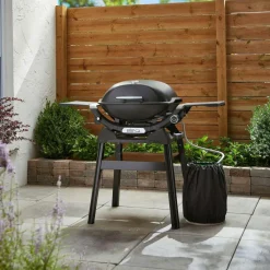 Weber Q 2200N gasbarbecue black inclusief onderstel< Gas Bbq & Buitenkeukens