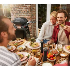 Weber Q 2800N+ gasbarbecue black inclusief onderstel< Gas Bbq & Buitenkeukens