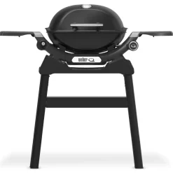 Weber Q 1200N gasbarbecue black inclusief onderstel< Gas Bbq & Buitenkeukens