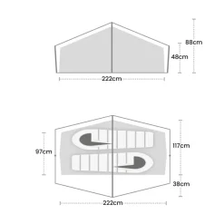 Wild Country  Halny Elite 2 lichtgewicht tunneltent blue< 2-Persoons Tent|Tunneltenten