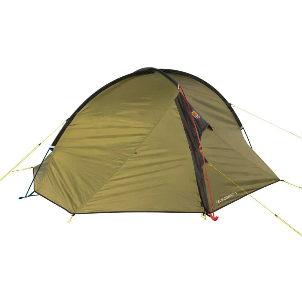 1-Persoons Tent|Tunneltenten-Wild Country Helm Compact 1 lichtgewicht koepeltent green