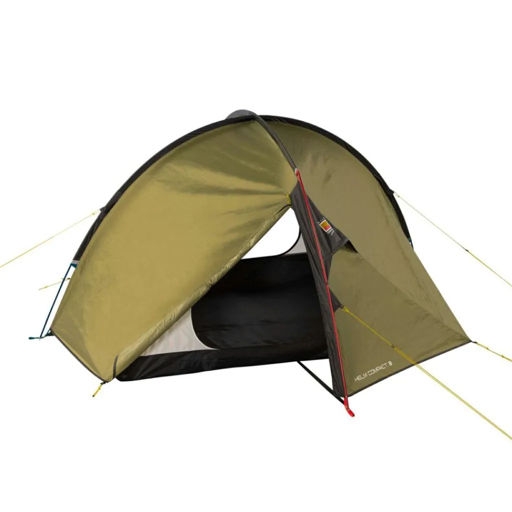 3-Persoons Tent|Tunneltenten-Wild Country Helm Compact 3 lichtgewicht koepeltent green