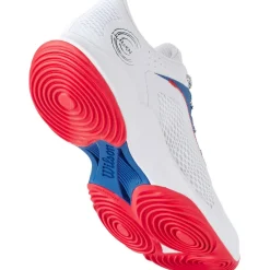 Padelschoenen-Wilson Hurakn 2.0 padelschoenen dames white deja vu blue red
