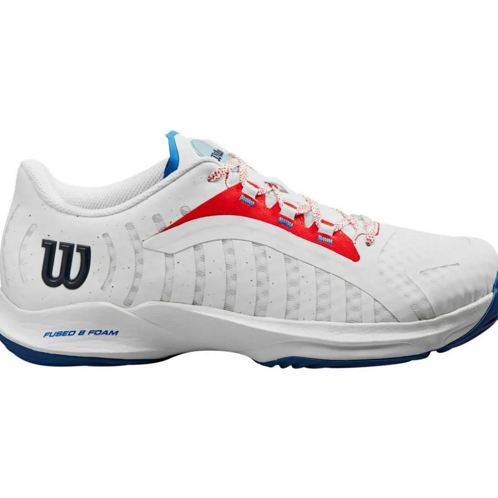 Wilson Hurakn Pro padelschoenen dames white red< Padelschoenen
