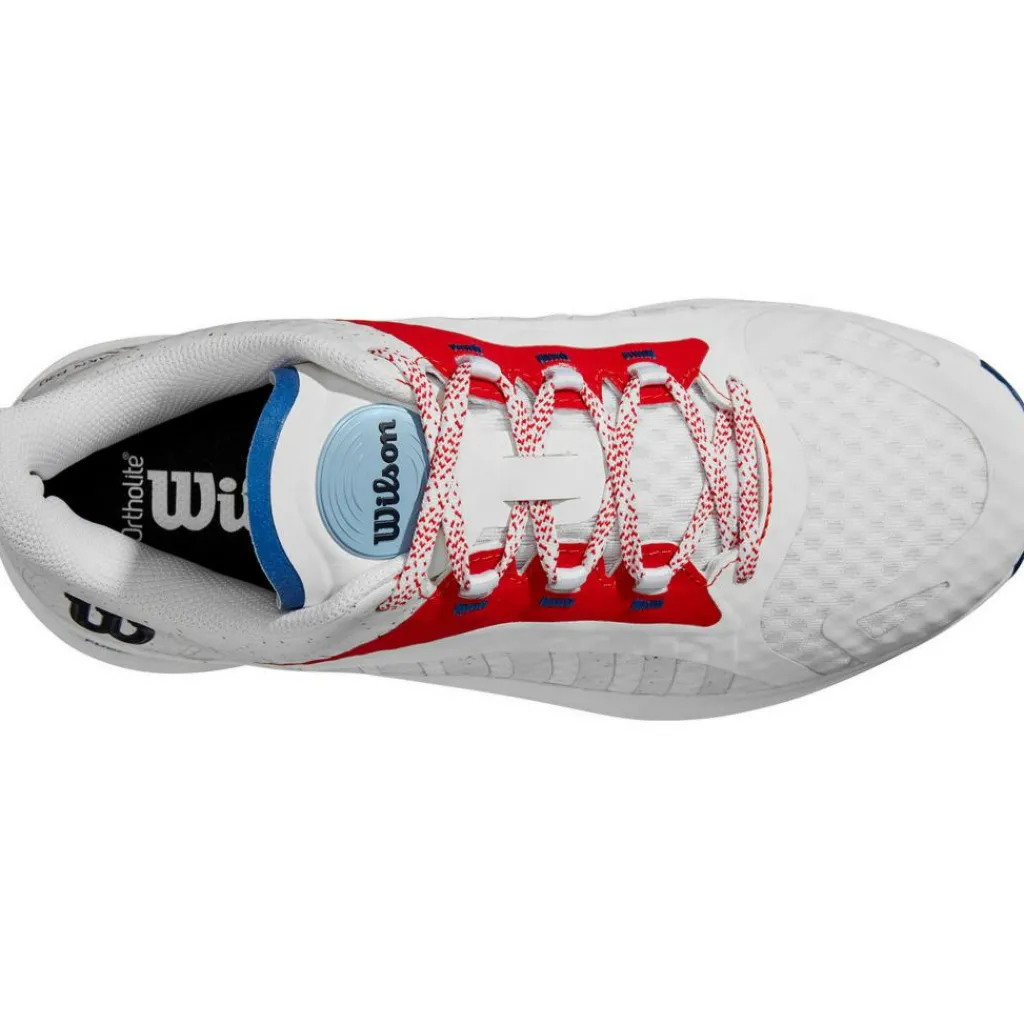 Wilson Hurakn Pro padelschoenen dames white red< Padelschoenen