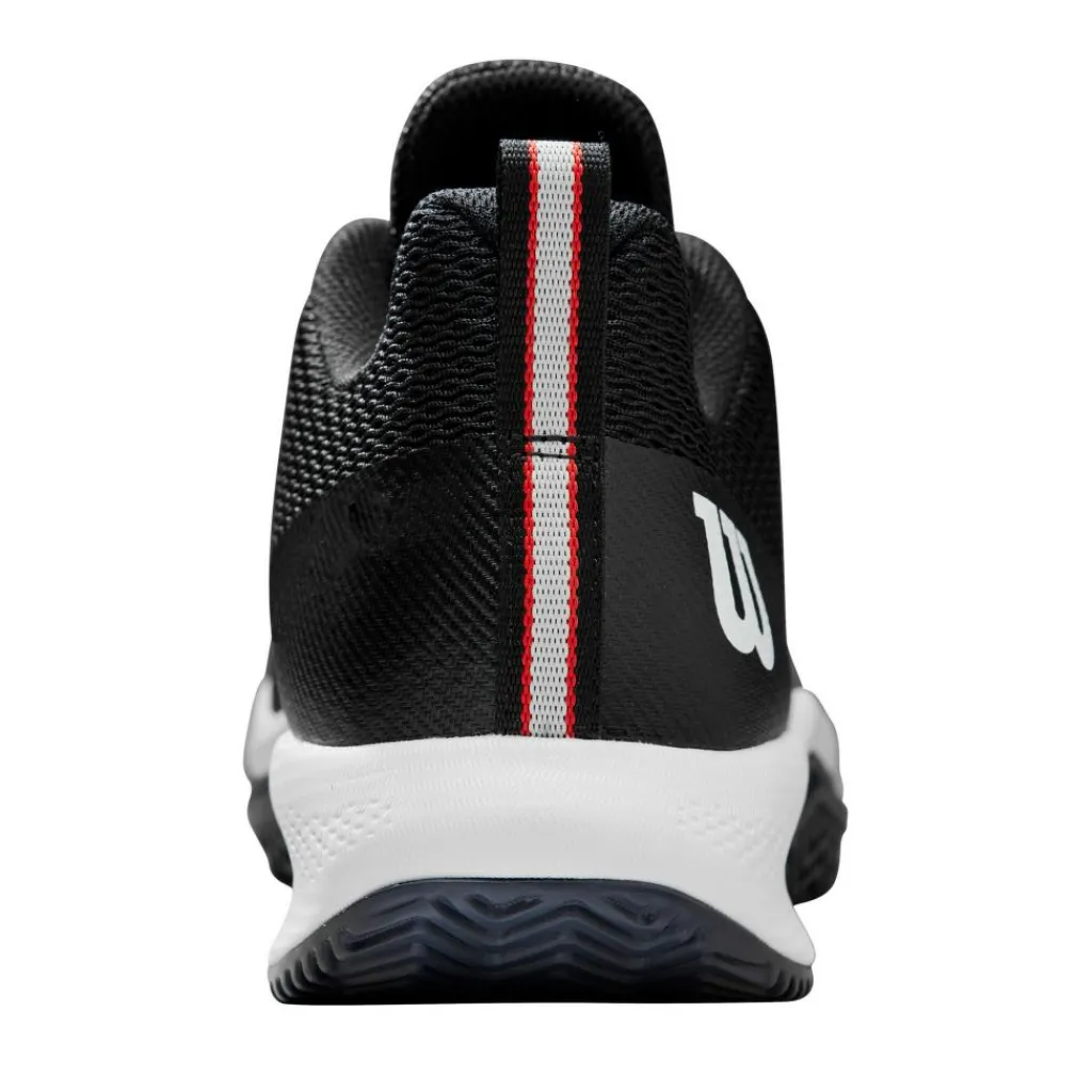 Wilson Rush Pro Lite padelschoenen heren black ebony white< Tennisschoenen