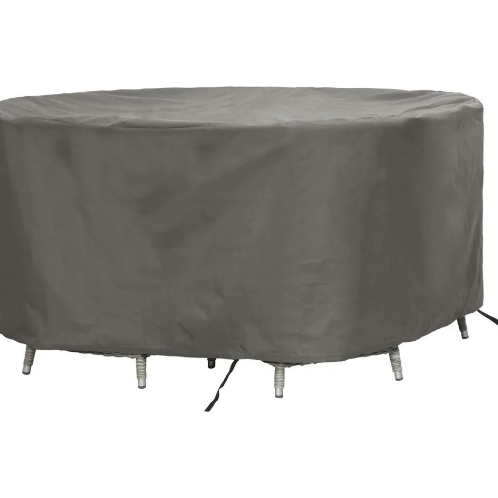 Winza Outdoor Covers Premium tuinset hoes ø 200 x 85 cm grey< Tuinmeubelhoezen